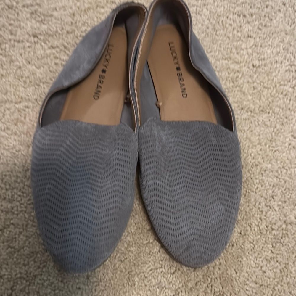 Lucky Brand Women's Gray Loafers